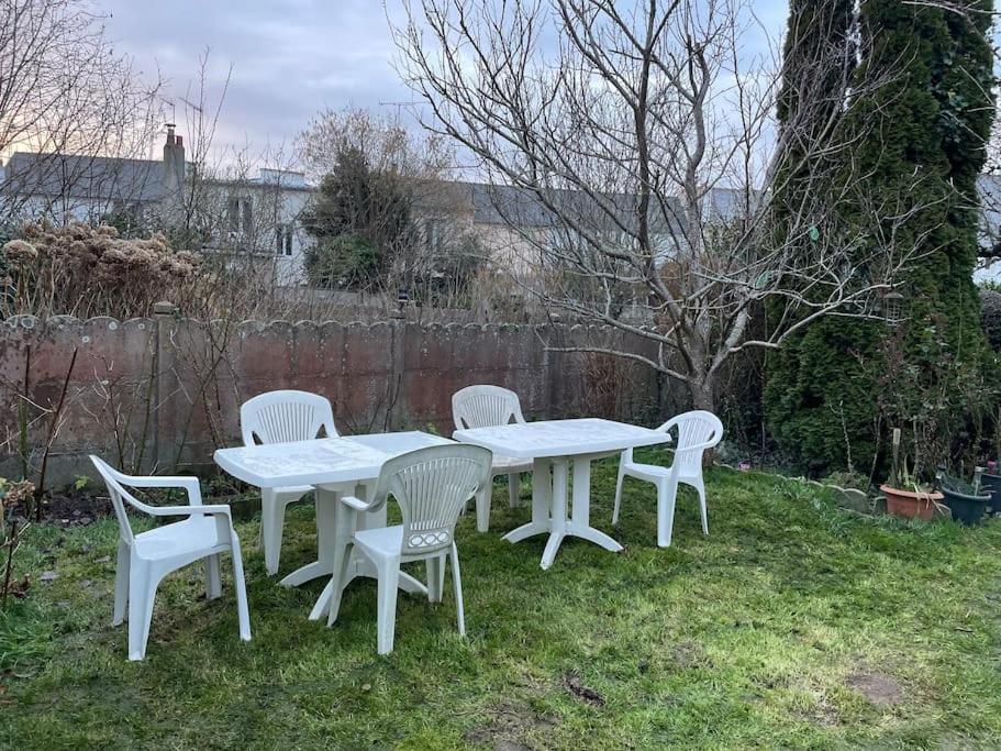 Maison Spacieuse Avec Jardin Et Salle De Sport Saint-Brieuc Bagian luar foto